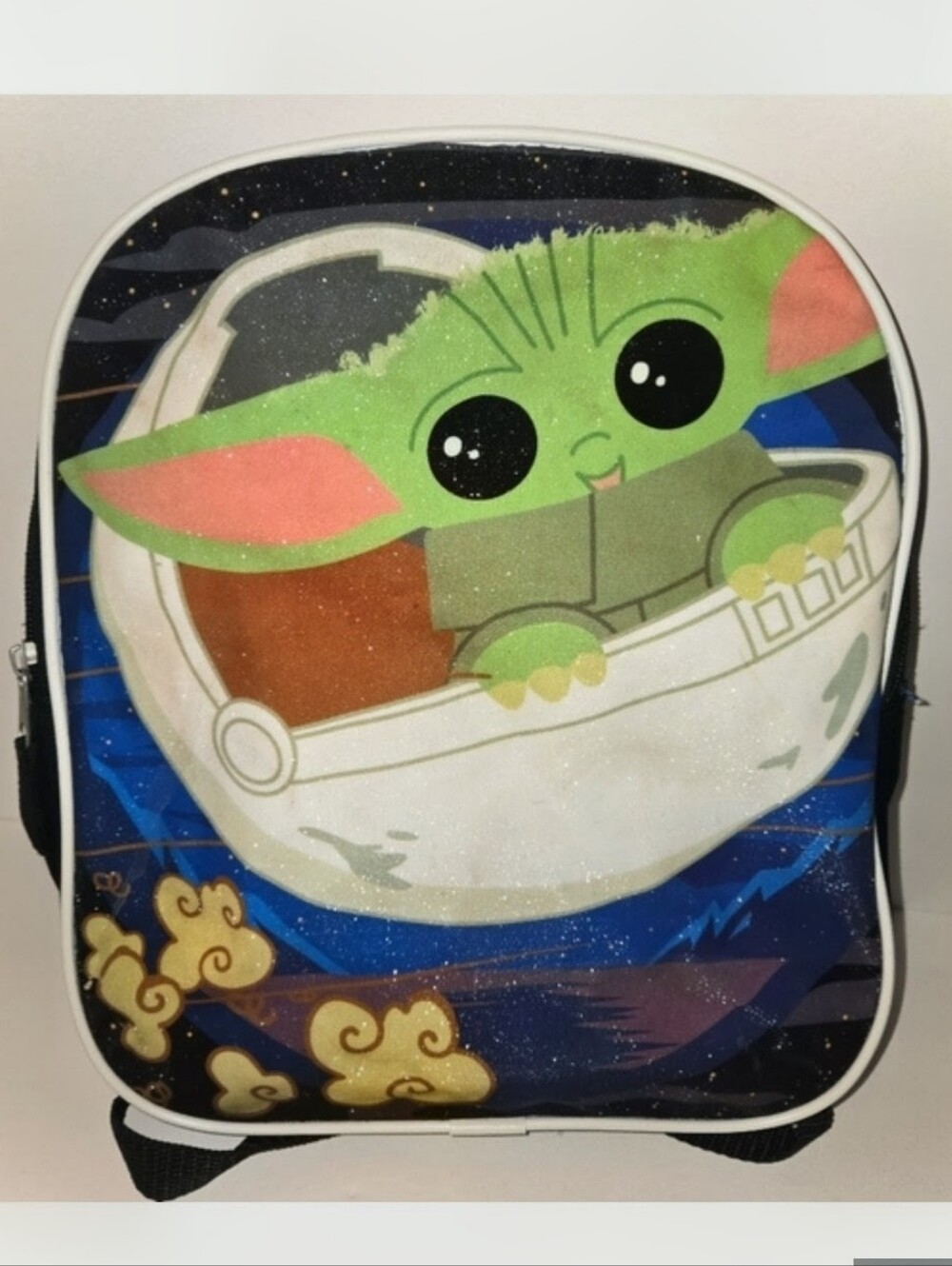 Star Wars Disney Grogu Baby Yoda Backpack with Space Design